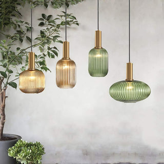 Flair Glass Pendant Lamp-Neutral Decor