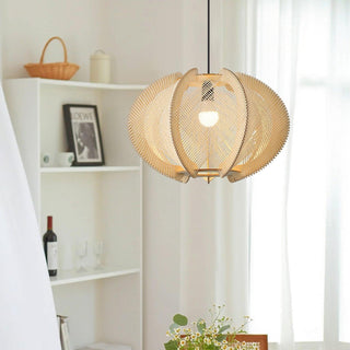 Calyraice Suspension en Bois et Corde de Chanvre