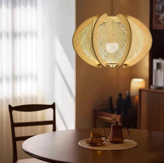 Calyraice Suspension en Bois et Corde de Chanvre