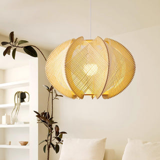 Calyraice Suspension en Bois et Corde de Chanvre