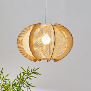 Calyraice Suspension en Bois et Corde de Chanvre