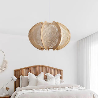 Calyraice Suspension en Bois et Corde de Chanvre