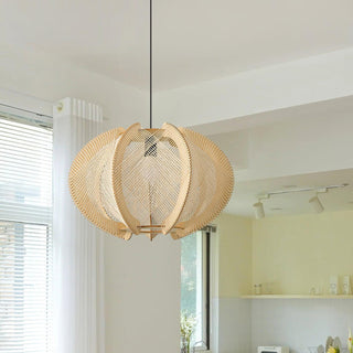 Calyraice Suspension en Bois et Corde de Chanvre