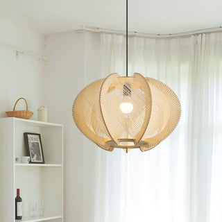 Calyraice Suspension en Bois et Corde de Chanvre