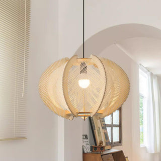 Calyraice Suspension en Bois et Corde de Chanvre