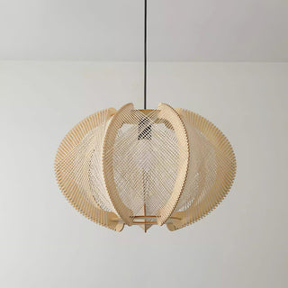 Calyraice Suspension en Bois et Corde de Chanvre
