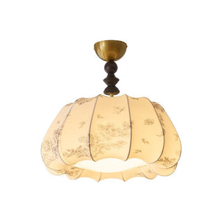 Fleurina Lampe Plafonnier en Tissu Art Nordique Premium
