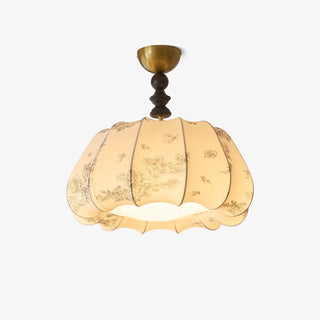 Fleurina Lampe Plafonnier en Tissu Art Nordique Premium