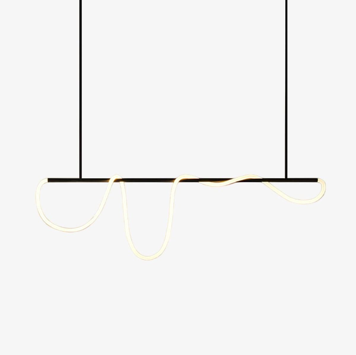 Olvoria Lustre Flexible Silicone Courbe Moderne Élégant