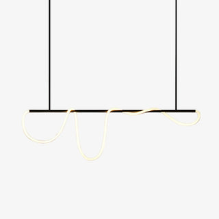 Lustra Lustre Flexible Silicone Courbe Moderne Élégant
