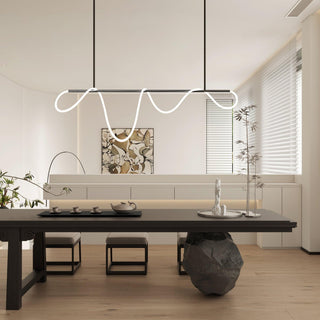 Lustra Lustre Flexible Silicone Courbe Moderne Élégant