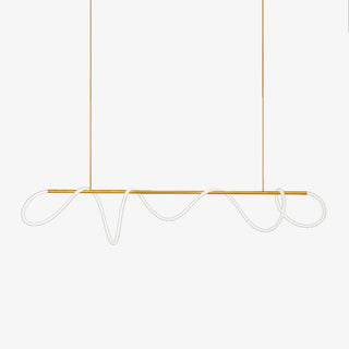 Lustra Lustre Flexible Silicone Courbe Moderne Élégant