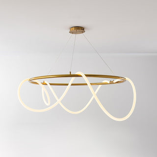 Lustra Lustre Flexible Silicone Courbe Moderne Élégant