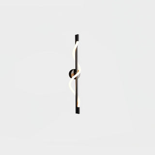 Fidora Applique murale sculpturale en laiton et silicone-Luire