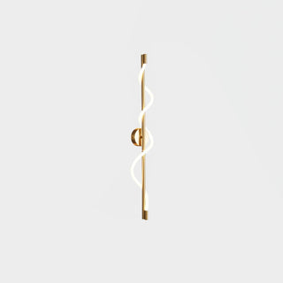 Fidora Applique murale sculpturale en laiton et silicone-Luire