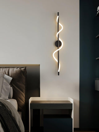 Fidora Applique murale sculpturale en laiton et silicone-Luire