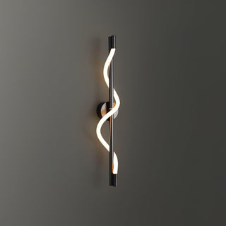 Fidora Applique murale sculpturale en laiton et silicone-Luire