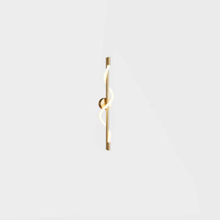 Fidora Applique murale sculpturale en laiton et silicone-Luire