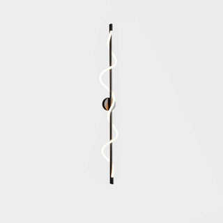 Fidora Applique murale sculpturale en laiton et silicone-Luire