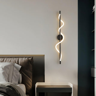 Fidora Applique murale sculpturale en laiton et silicone-Luire