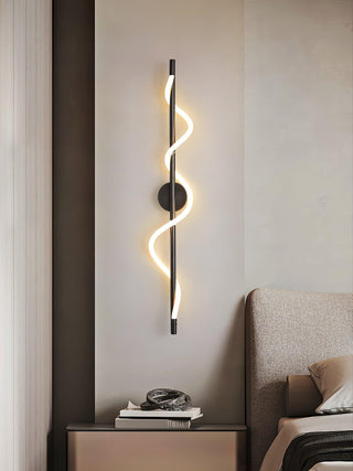 Fidora Applique murale sculpturale en laiton et silicone-Luire