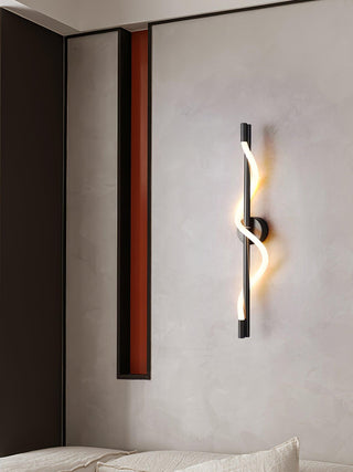 Fidora Applique murale sculpturale en laiton et silicone-Luire