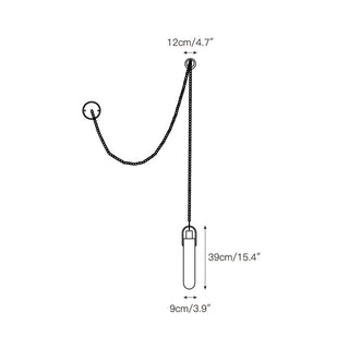 Uphaos Suspension Albâtre Métal Moderne Minimaliste