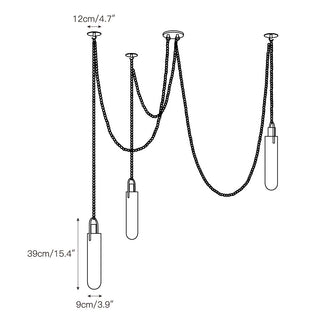 Uphaos Suspension Albâtre Métal Moderne Minimaliste