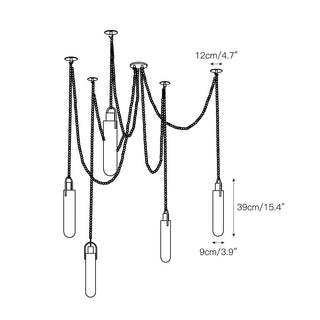 Uphaos Suspension Albâtre Métal Moderne Minimaliste