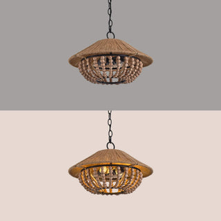 Elmarion Suspension Bois Métal Élégance Naturelle Style Ferme