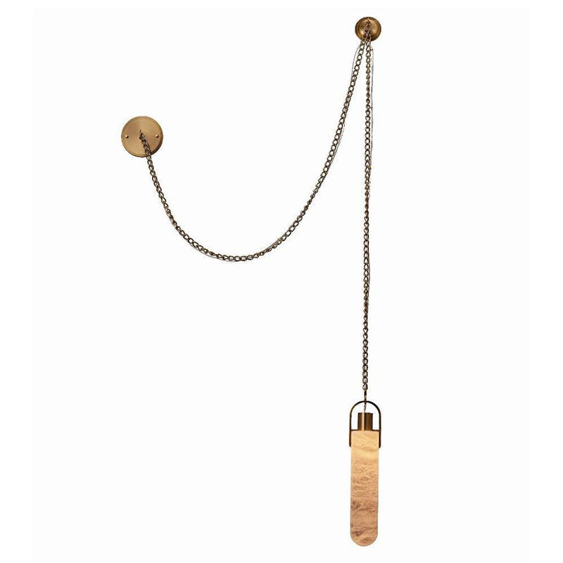 Uphaos Suspension Albâtre Métal Moderne Minimaliste