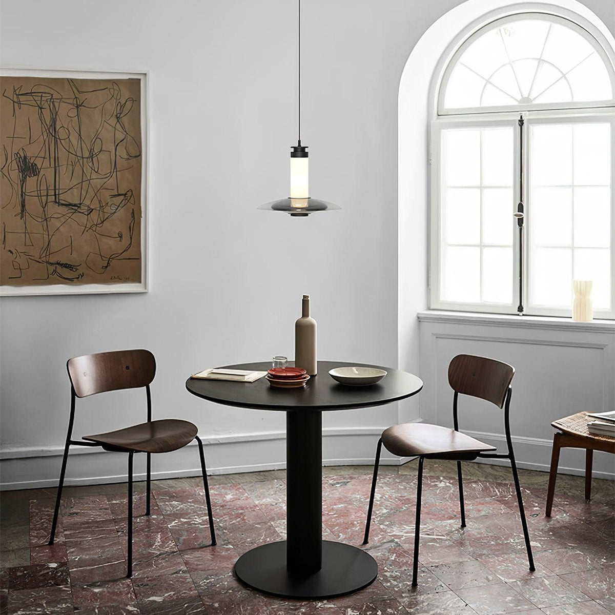 Oryxa Suspension en Verre Futuriste