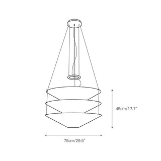 Zomarion Suspension Papier Métal Créativité Individuelle