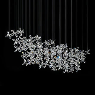 Lustra Lustre Cristal Papillon Bouquet Floral