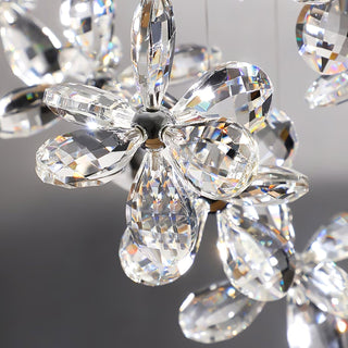 Lustra Lustre Cristal Papillon Bouquet Floral