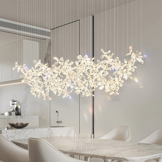 Lustra Lustre Cristal Papillon Bouquet Floral