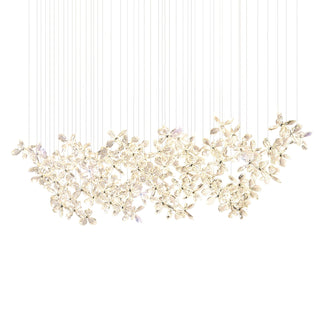 Lustra Lustre Cristal Papillon Bouquet Floral