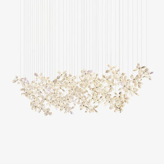 Lustra Lustre Cristal Papillon Bouquet Floral