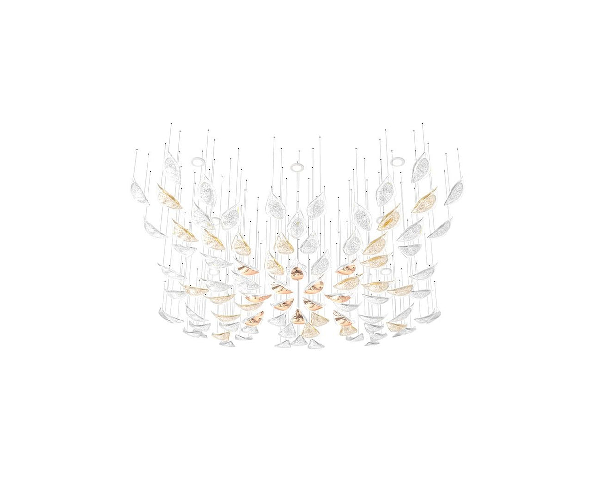 Avynen Lustre Pétale en Cristal