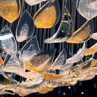 Avynen Lustre Pétale en Cristal