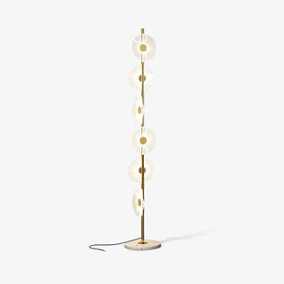 Solara Luxe Marble Floor Lamp-Neutral Decor