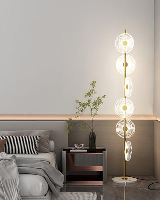Solara Luxe Marble Floor Lamp-Neutral Decor