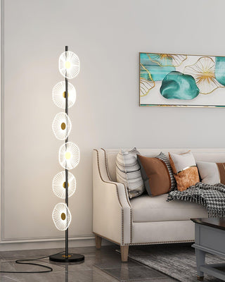 Solara Luxe Marble Floor Lamp-Neutral Decor