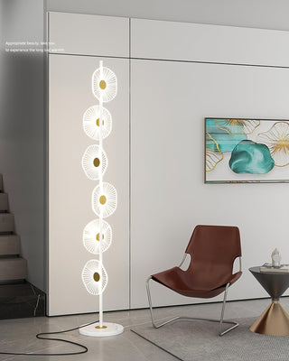 Solara Luxe Marble Floor Lamp-Neutral Decor