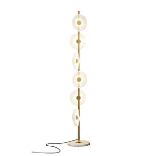 Solara Luxe Marble Floor Lamp-Neutral Decor