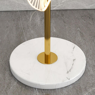Solara Luxe Marble Floor Lamp-Neutral Decor