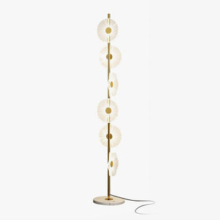 Solara Luxe Marble Floor Lamp-Neutral Decor
