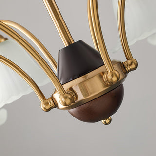 Civinora Lustre en Albâtre et Laiton