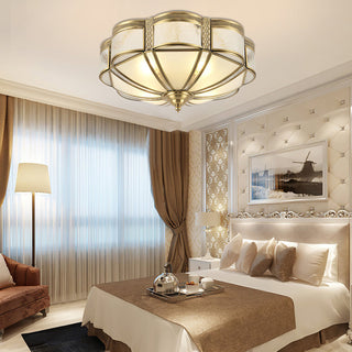 Xaris Lampadaire Floral Laiton