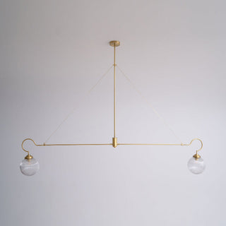 Vavenia Lustre Laiton Verre Moderne Minimaliste